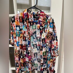 Playboy By PacSun Cover Collage Camp Shirt
